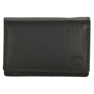 Lederbörse 13x9cm im Querformat in Schwarz mit RFID - leder-accessoires.com