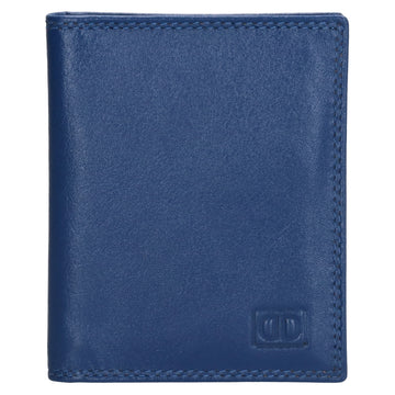 Kartenetui 8x10cm aus Leder in Royalblau - leder-accessoires.com