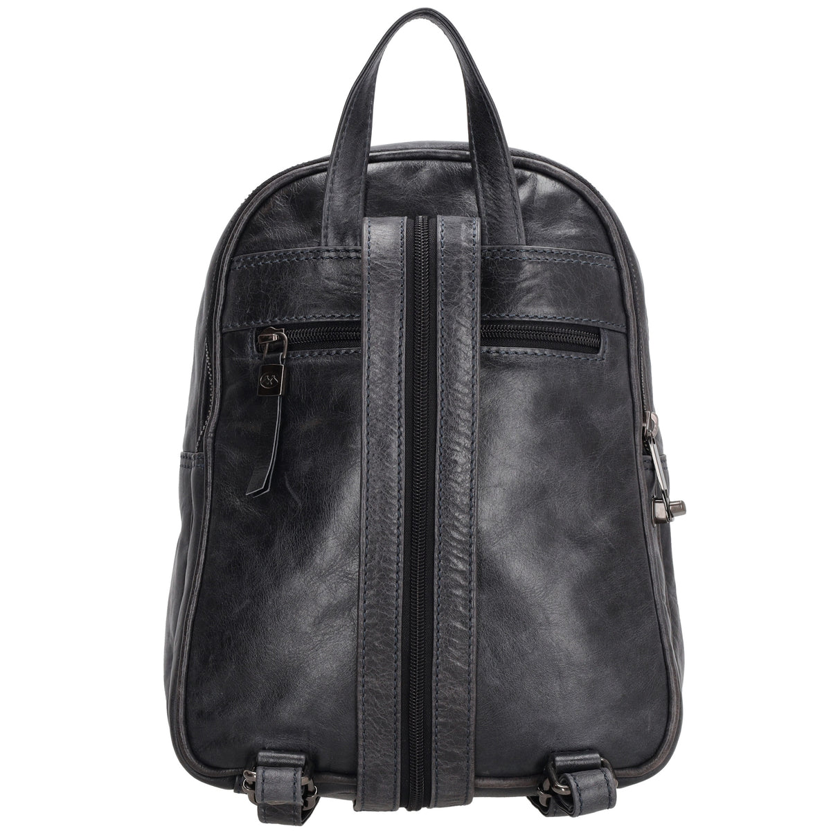 Rucksack 20x 27cm in Blau|Marine aus Leder - leder-accessoires.com