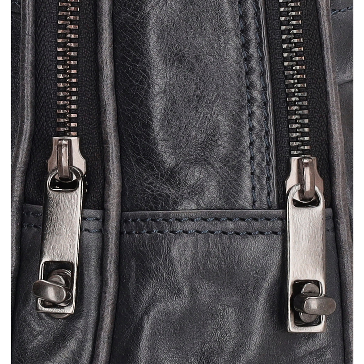 Rucksack 20x 27cm in Blau|Marine aus Leder - leder-accessoires.com