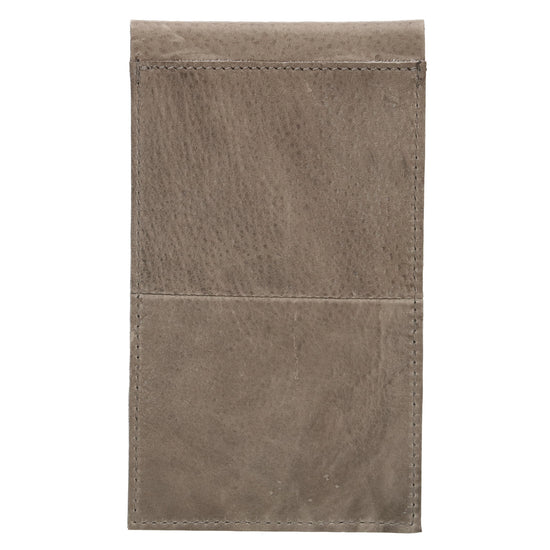 Handyhalter als Ladestation 10,5x16cm aus Leder in Grau - leder-accessoires.com