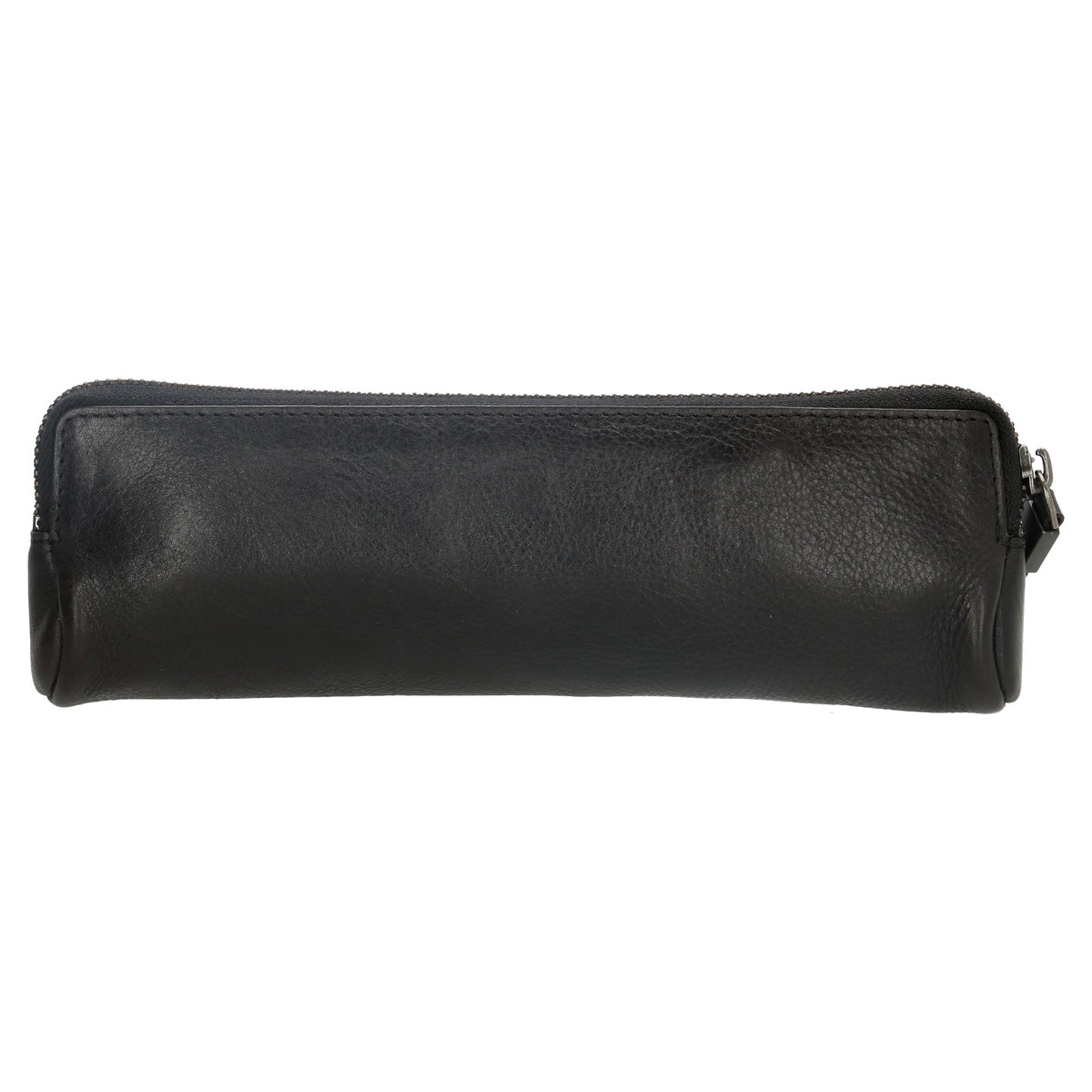 Stiftetui-| mäppchen 22 x 8cm in Schwarz aus Leder - leder-accessoires.com