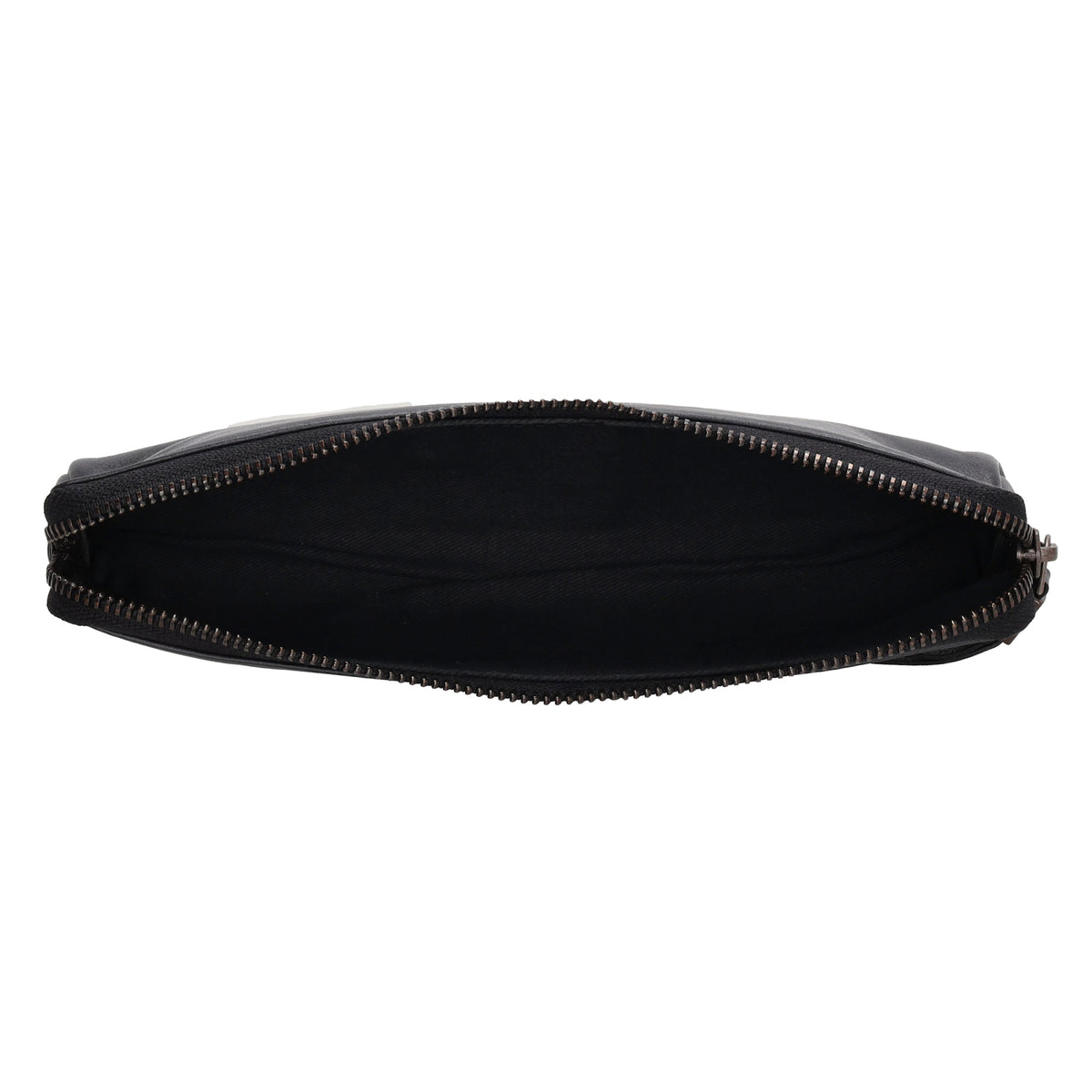 Stiftetui-| mäppchen 22 x 8cm in Dunkelblau aus Leder - leder-accessoires.com
