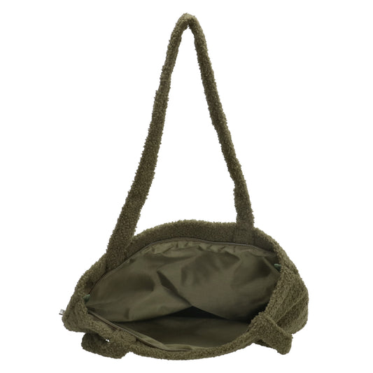 Teddyshopper 35x38cm in Olive - leder-accessoires.com
