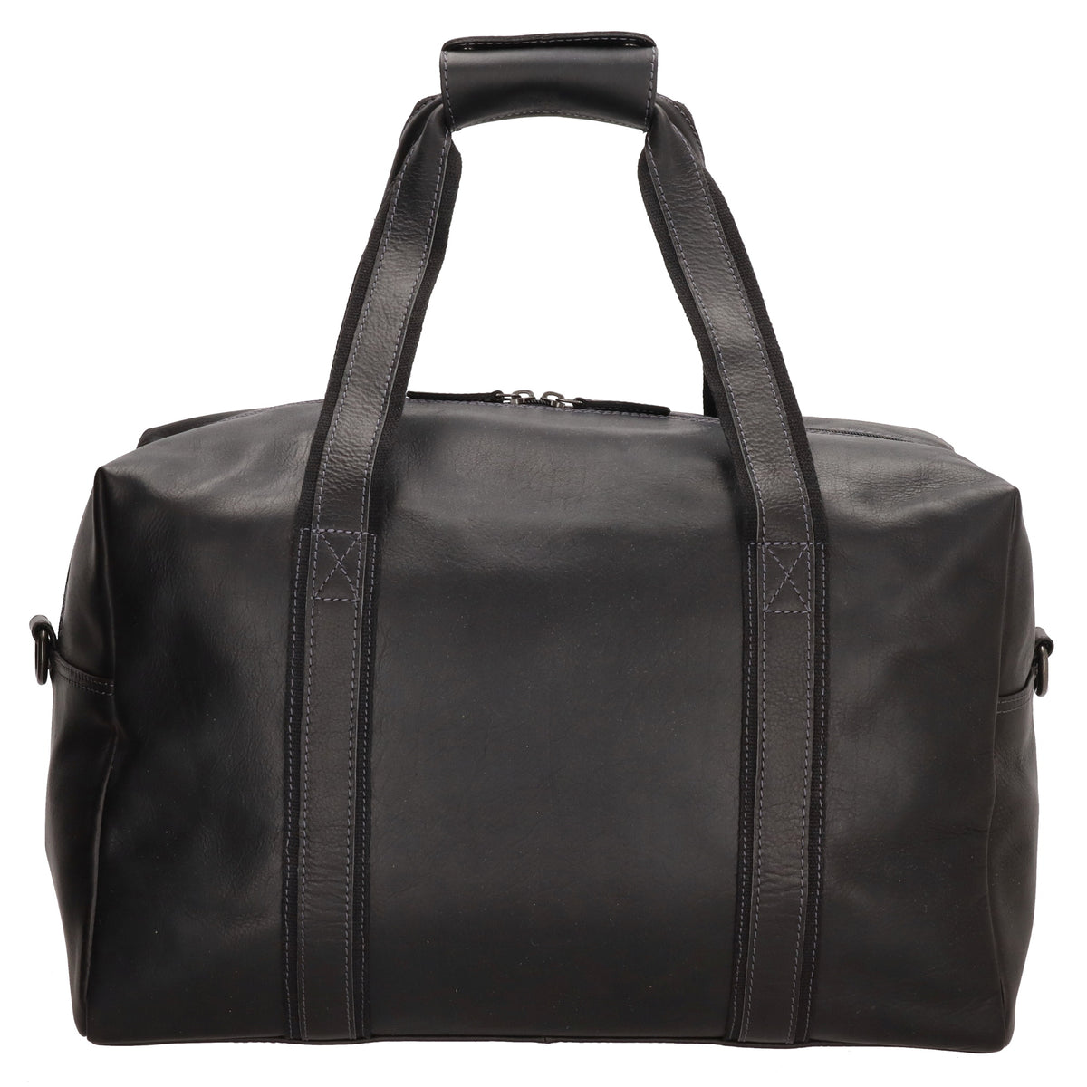 Reisetasche | Weekender 37 x 20 in Schwarz aus Leder - leder-accessoires.com