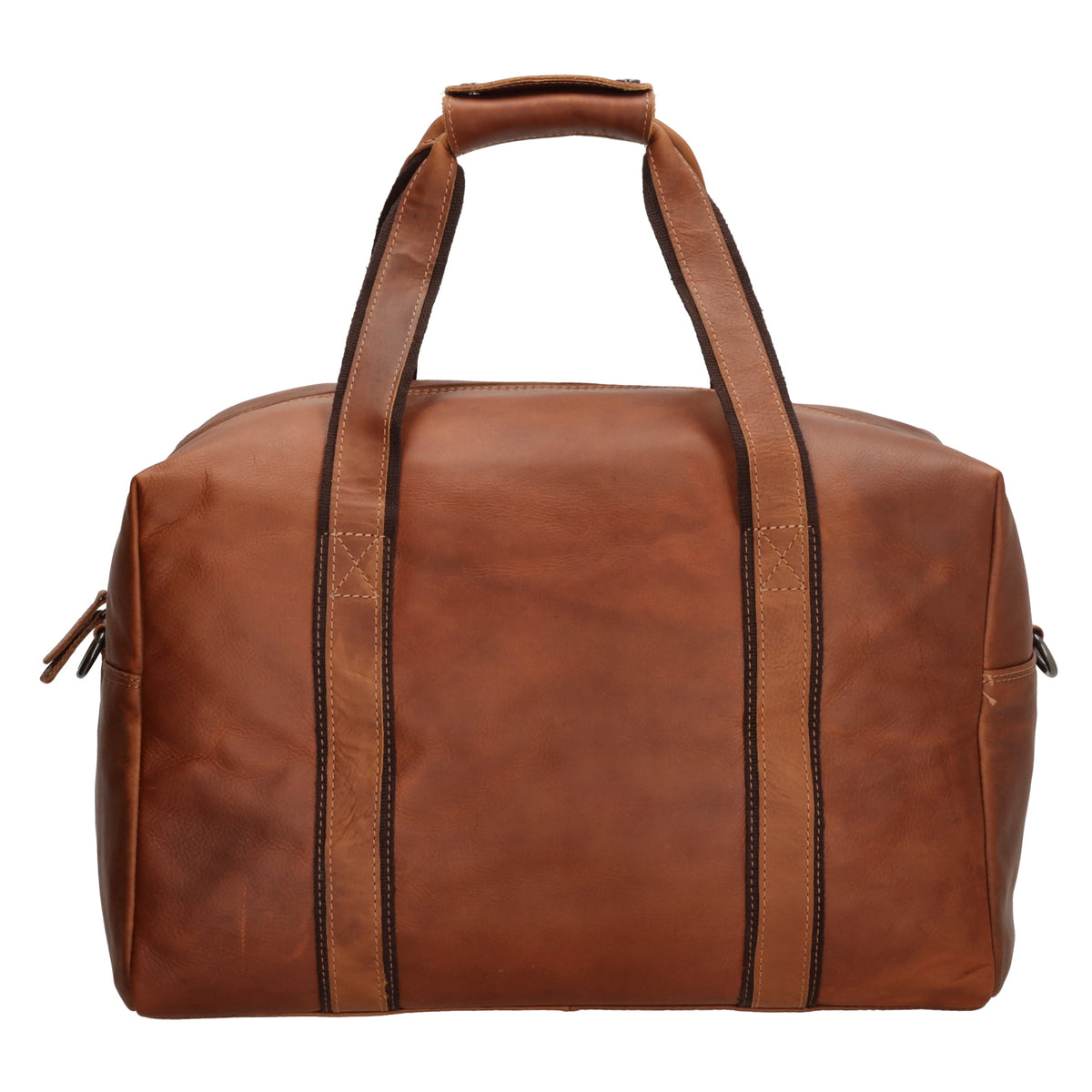 Reisetasche | Weekender 37 x 20 in Cognac aus Leder - leder-accessoires.com