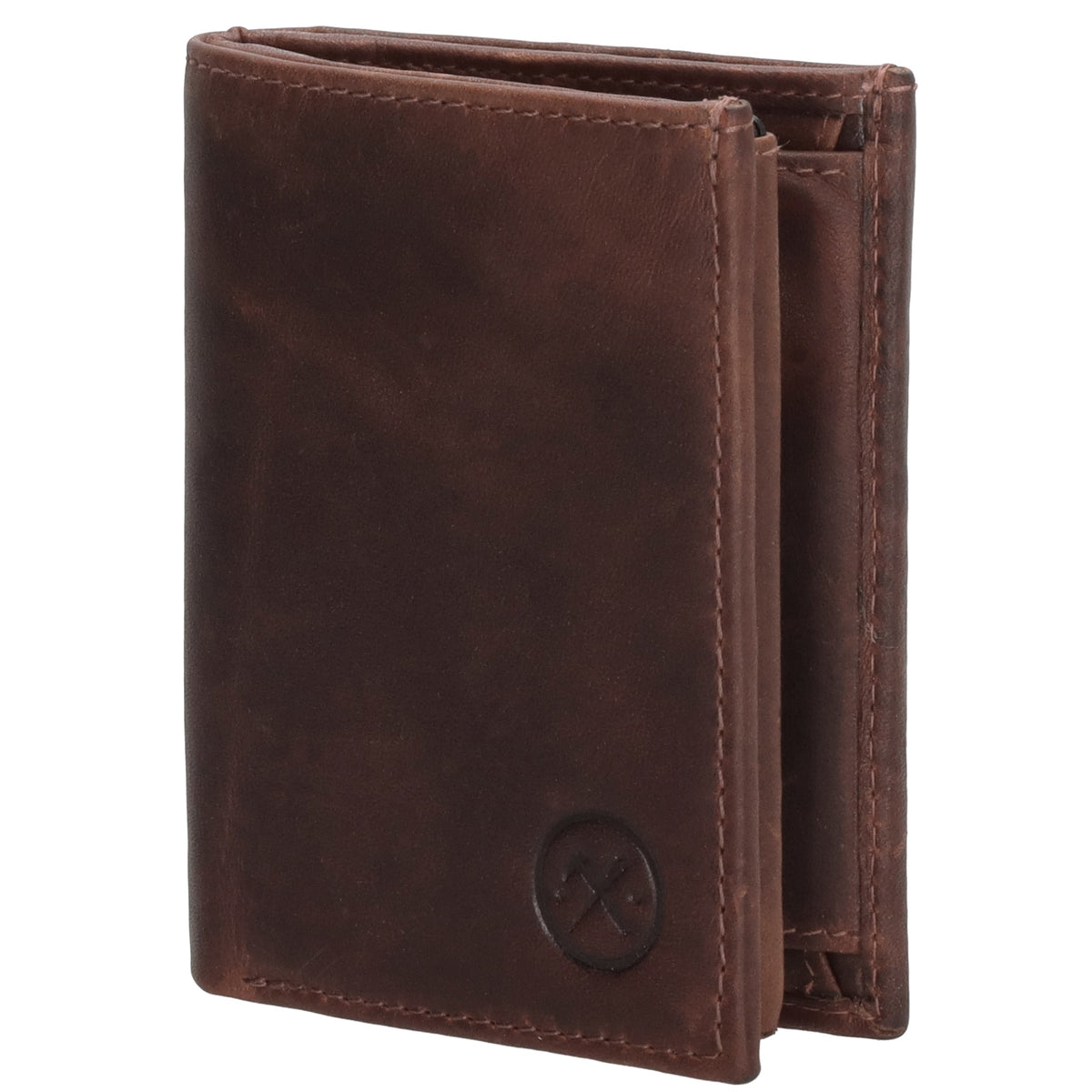 Kartenetui | Börse 11 x8,5cm in Dunkelbraun - leder-accessoires.com