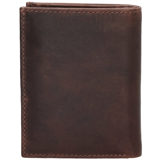 Kartenetui | Börse 11 x8,5cm in Dunkelbraun - leder-accessoires.com