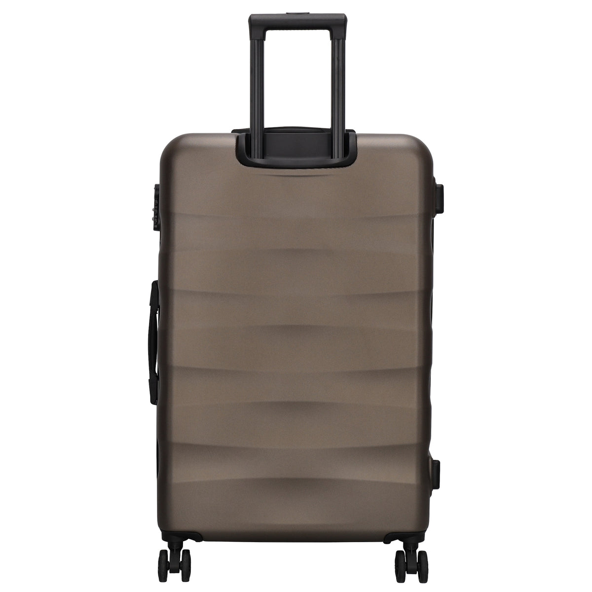 Hartschalen Kofferset in Bronze 3-teilig aus ABS mit Rollen - leder-accessoires.com