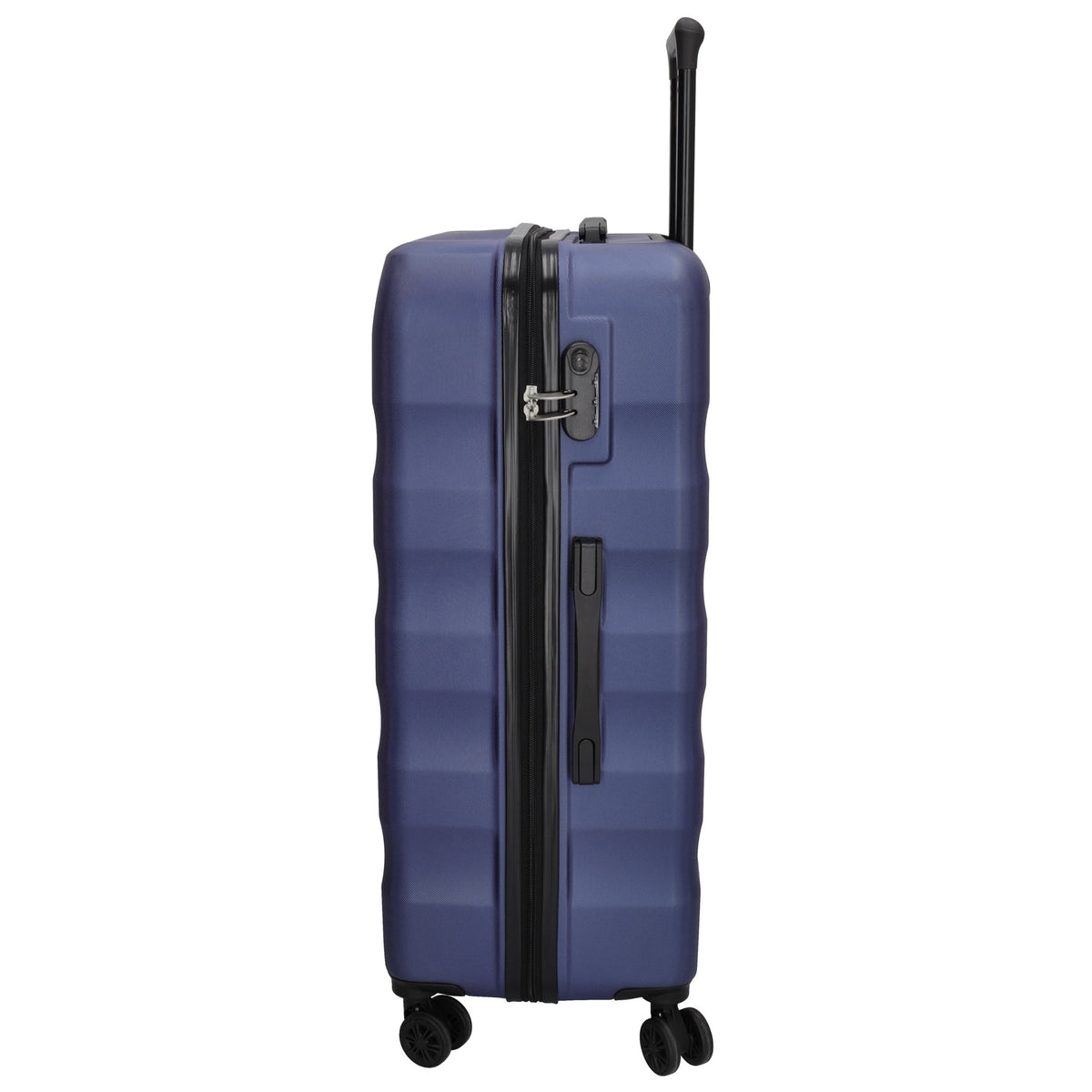 Hartschalen Kofferset in Blau 3-teilig aus ABS mit Rollen - leder-accessoires.com