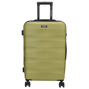 Reisetrolley 66cm in Olivgrün mit 4-Rad aus ABS - leder-accessoires.com