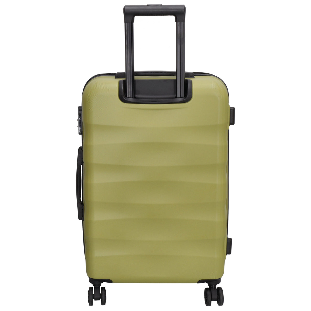 Reisetrolley 66cm in Olivgrün mit 4-Rad aus ABS - leder-accessoires.com