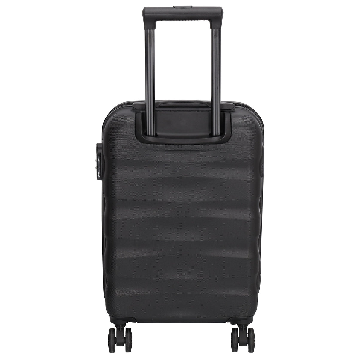 Reisetrolley|Handgepäck in Schwarz mit 4-Rad aus ABS - leder-accessoires.com