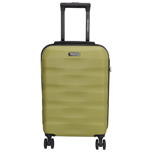 Reisetrolley|Handgepäck in Olivgrün mit 4-Rad aus ABS - leder-accessoires.com