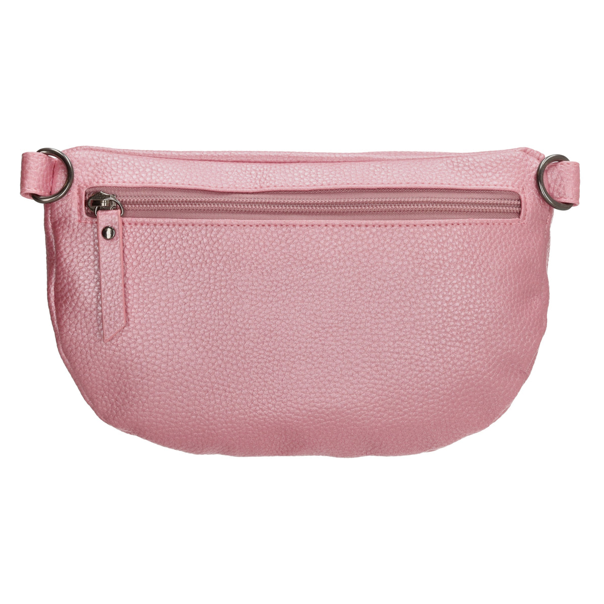 Bodybag 23,5 x 15cm in Lederoptik Rosa - leder-accessoires.com