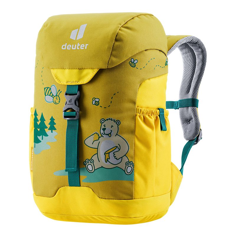 Kinderrucksack "Schmusebär" in Gelb|Bären - leder-accessoires.com