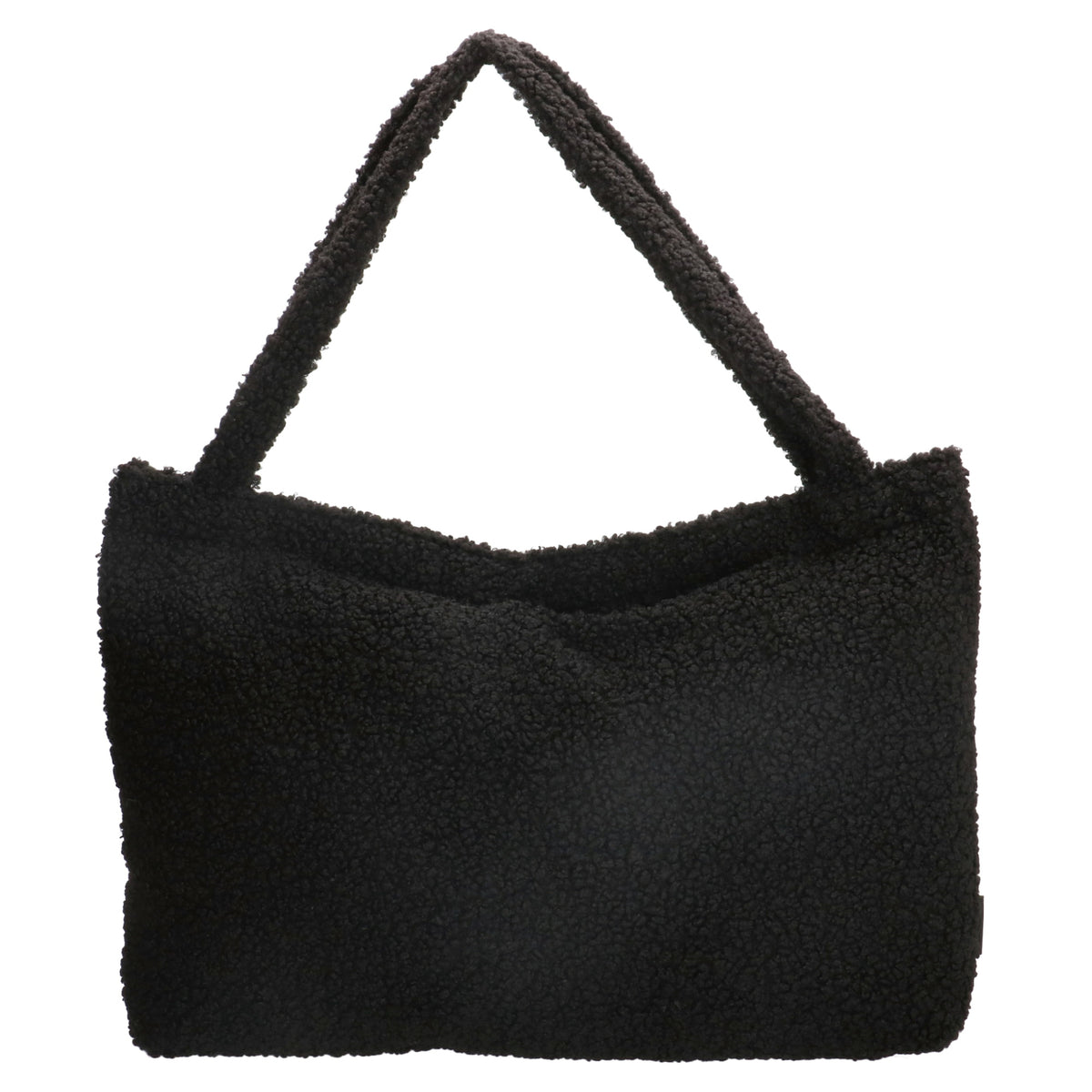 Teddyshopper 60x42cm in Schwarz mit Reißverschluss - leder-accessoires.com