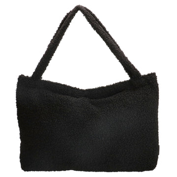 Teddyshopper 60x42cm in Schwarz mit Reißverschluss - leder-accessoires.com