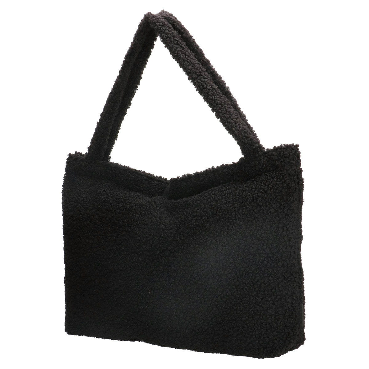 Teddyshopper 60x42cm in Schwarz mit Reißverschluss - leder-accessoires.com