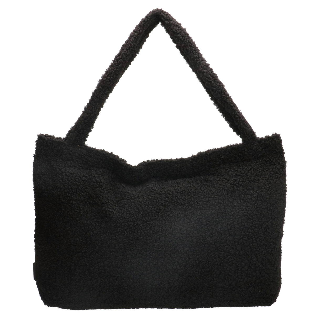 Teddyshopper 60x42cm in Schwarz mit Reißverschluss - leder-accessoires.com