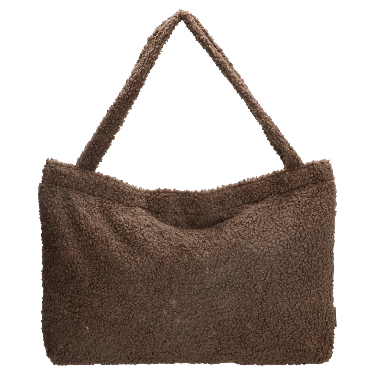 Teddyshopper 60x42cm in Braun|Dunkeltaupe mit Reißverschluss - leder-accessoires.com
