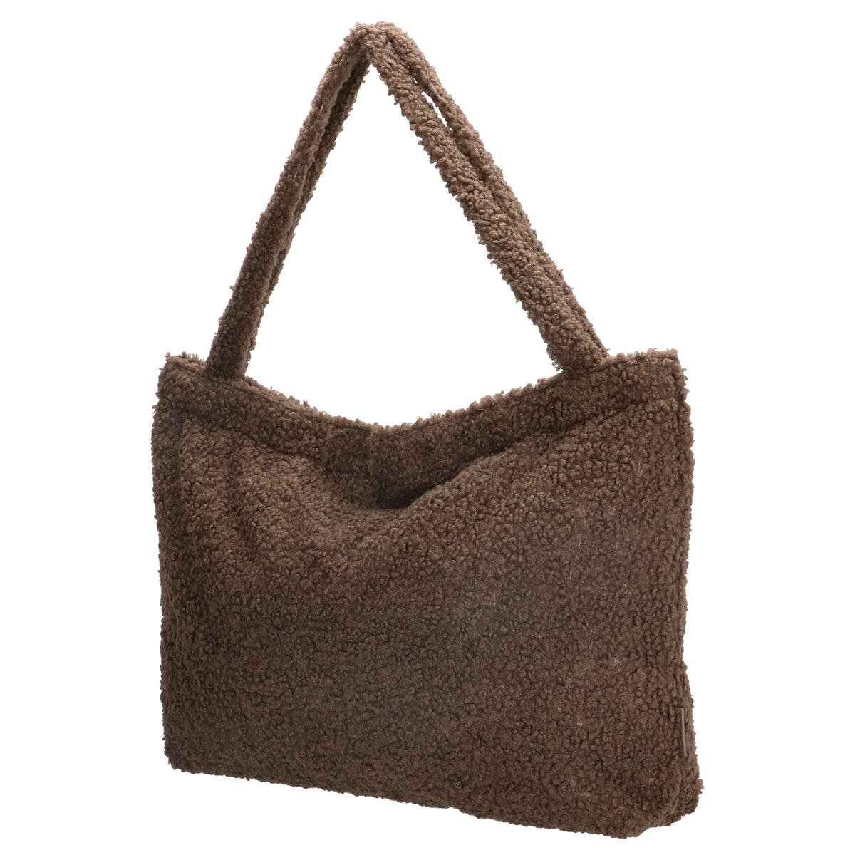Teddyshopper 60x42cm in Braun|Dunkeltaupe mit Reißverschluss - leder-accessoires.com