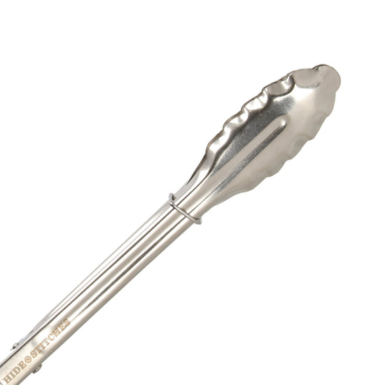 Lederschürze zum Grillen in Braun mit Lederhandschuh und Zange - leder-accessoires.com
