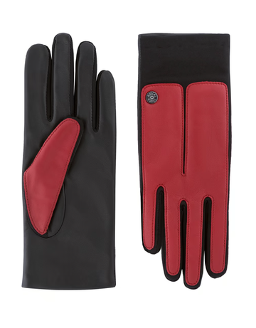 Lederhandschuhe | Haarschafleder Damen in Rot mit Touch-Funktion von Röckl - leder-accessoires.com