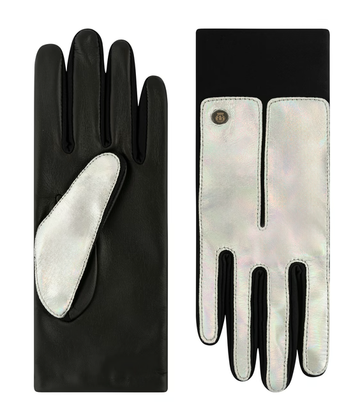 Lederhandschuhe | Haarschafleder Damen in Silber|Grau mit Touch-Funktion von Röckl - leder-accessoires.com