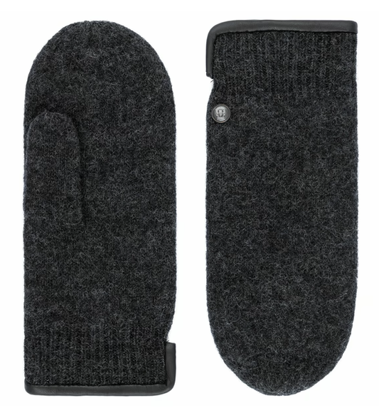 Fleecehandschuhe Fäustling in Anthrazit von Röckl - leder-accessoires.com