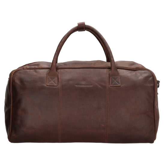Reisetasche 54 x 32 in Braun aus Leder mit Reißverschluss - leder-accessoires.com