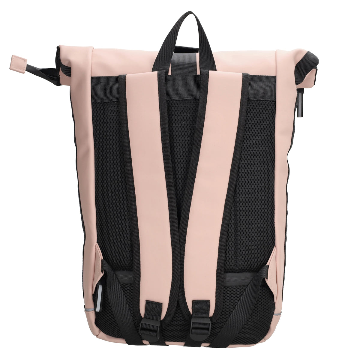 Rolltoprucksack 40x56cm in Altrosa mit Klickverschluss - leder-accessoires.com