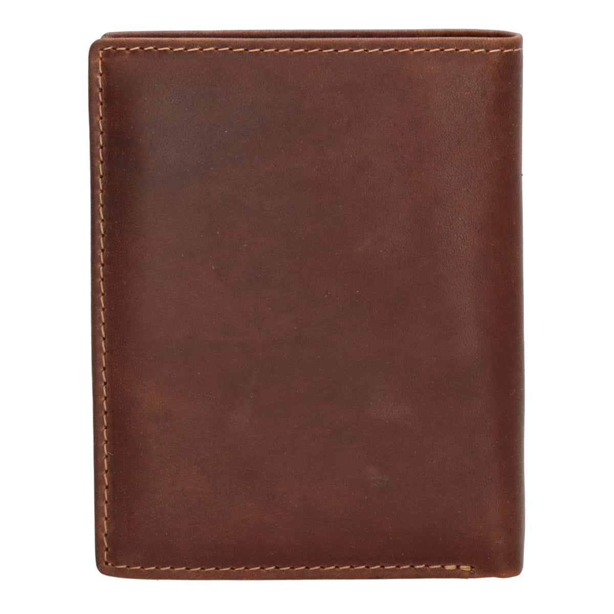 Geldbörse Hochformat 9x12cm in Cognac mit Riegel innen aus Leder - leder-accessoires.com