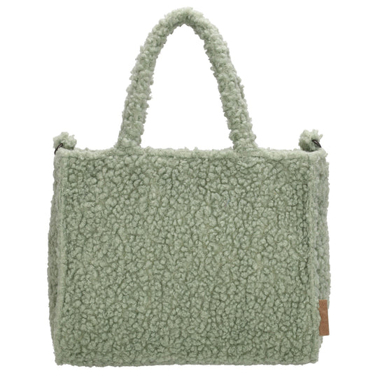 Teddytasche 27 x 22cm in Mint mit Reißverschluss - leder-accessoires.com