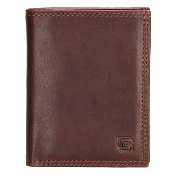 Lederbörse Hochformat 10x8xcm in Braun - leder-accessoires.com