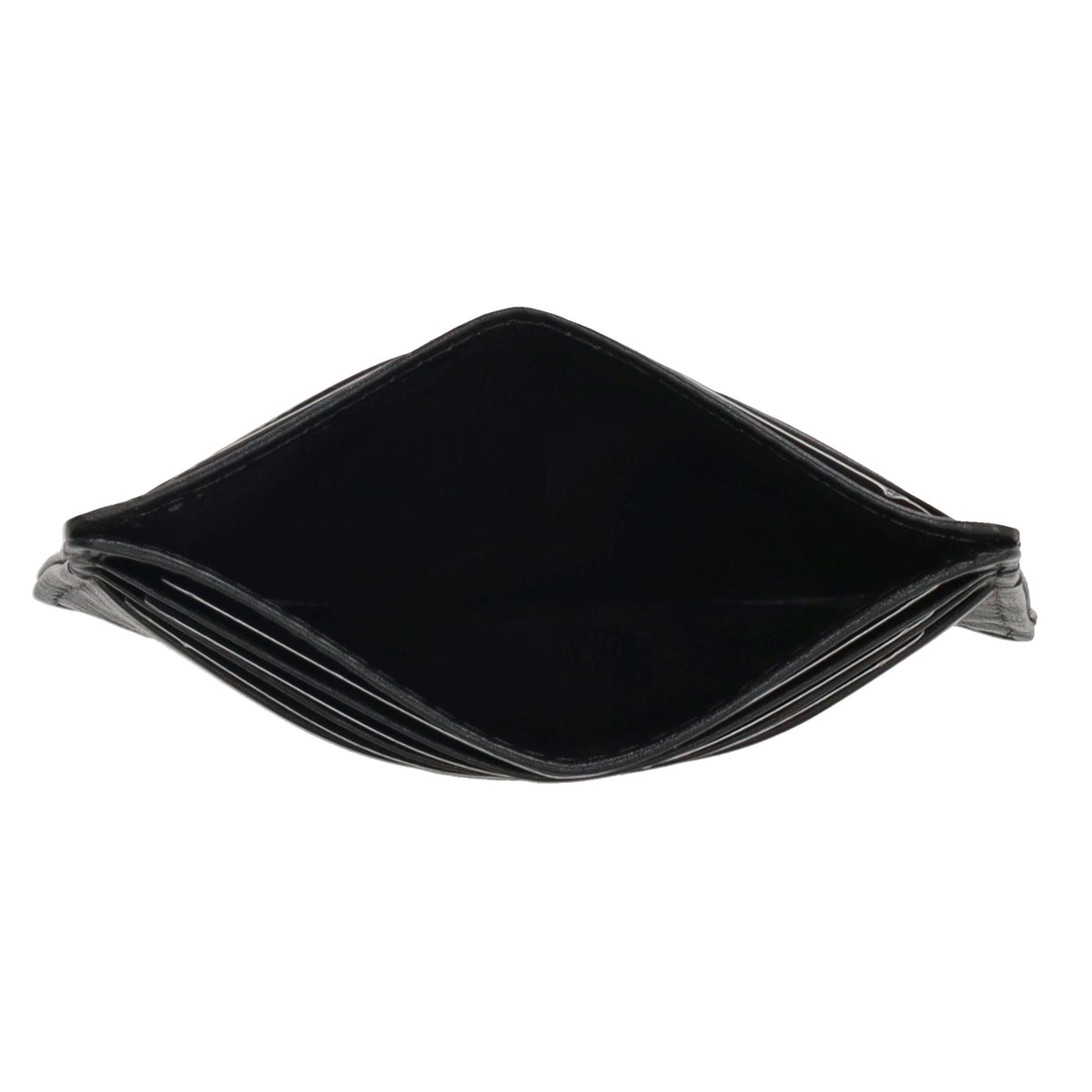 Kartenetui 10x8cm in Schwarz - leder-accessoires.com