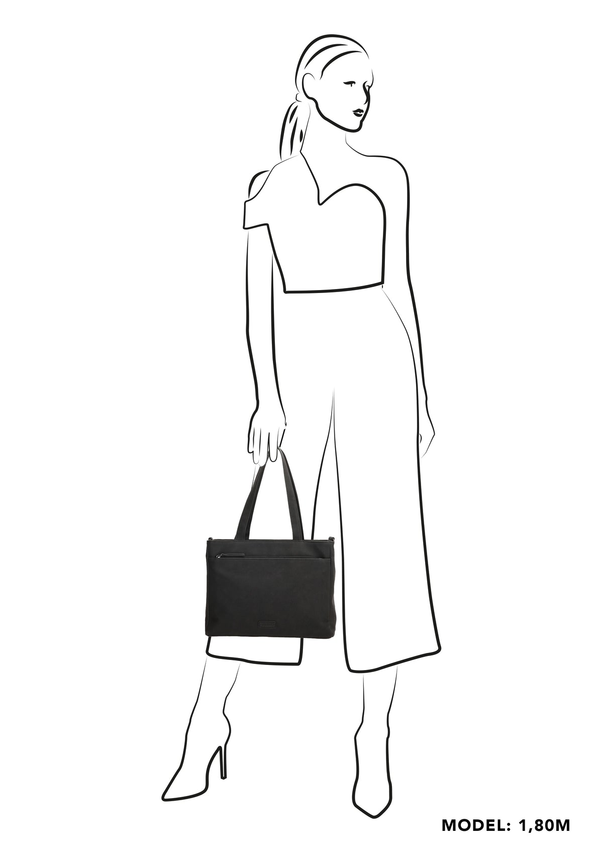 Shopper| Businesstasche 31x24,5cm Hellblau in Lederoptik - leder-accessoires.com