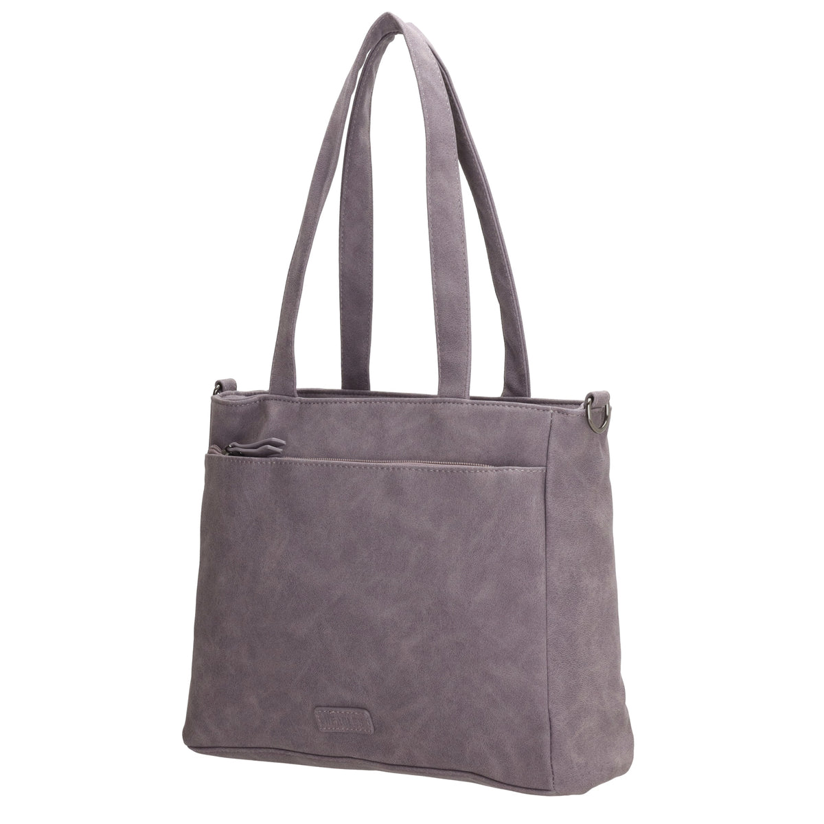 Shopper| Businesstasche 31x24,5cm Lila in Lederoptik - leder-accessoires.com