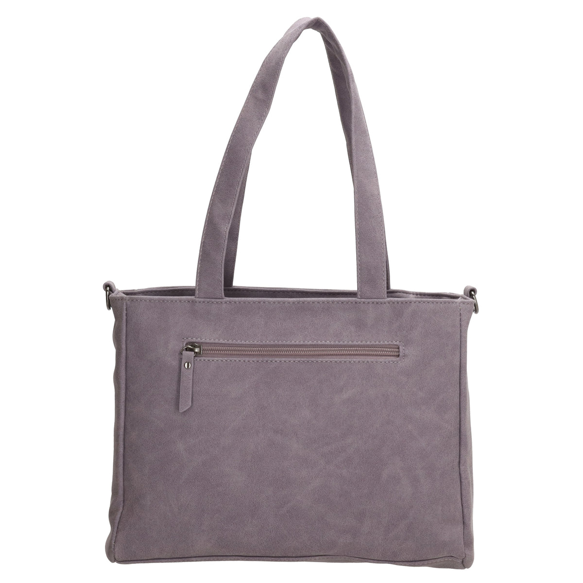 Shopper| Businesstasche 31x24,5cm Lila in Lederoptik - leder-accessoires.com