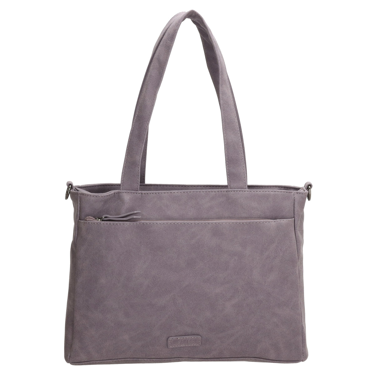 Shopper| Businesstasche 31x24,5cm Lila in Lederoptik - leder-accessoires.com