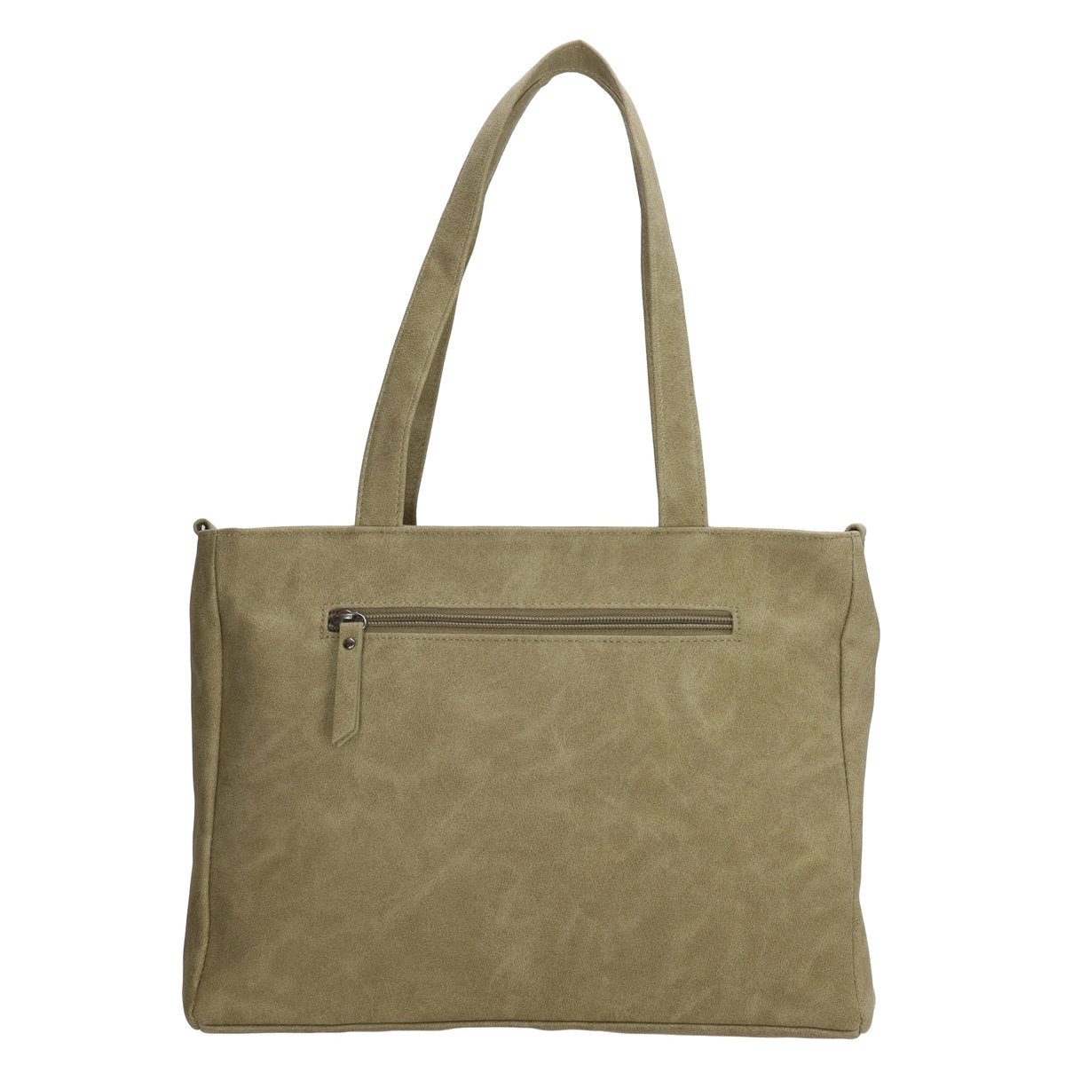 Shopper| Businesstasche 31x24,5cm Hellgrün in Lederoptik - leder-accessoires.com