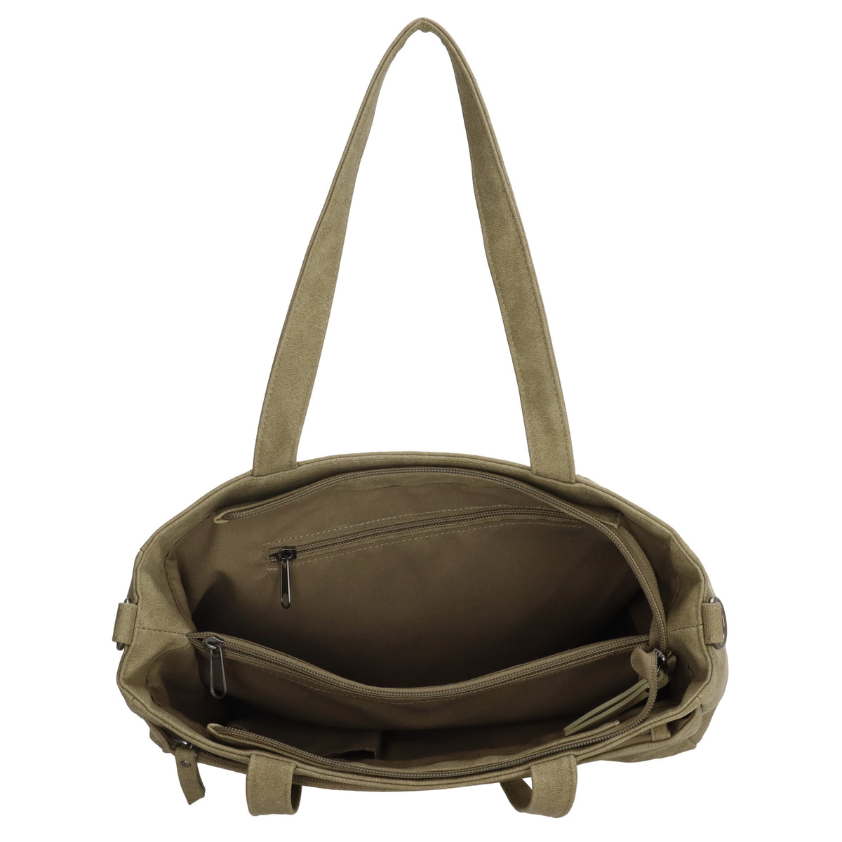Shopper| Businesstasche 31x24,5cm Hellgrün in Lederoptik - leder-accessoires.com