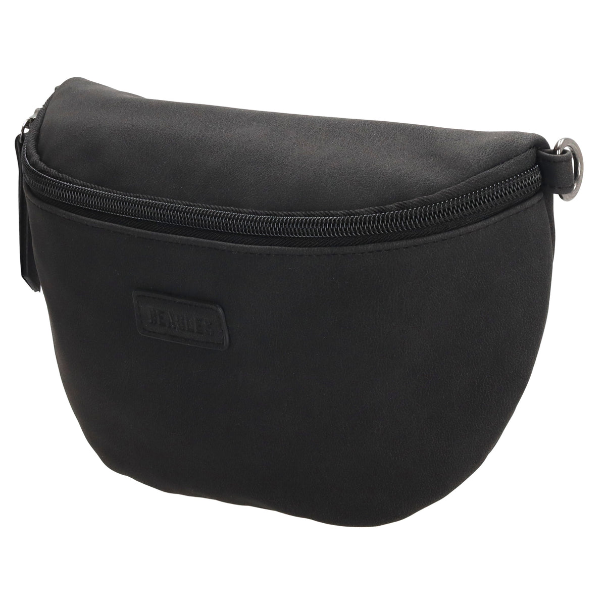 Bodybag 25 x 17cm in marmorierter Optik Schwarz - leder-accessoires.com