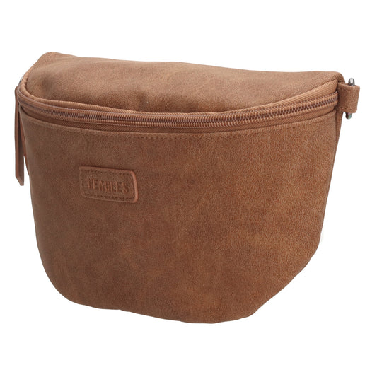 Bodybag 25 x 17cm in marmorierter Optik Braun - leder-accessoires.com