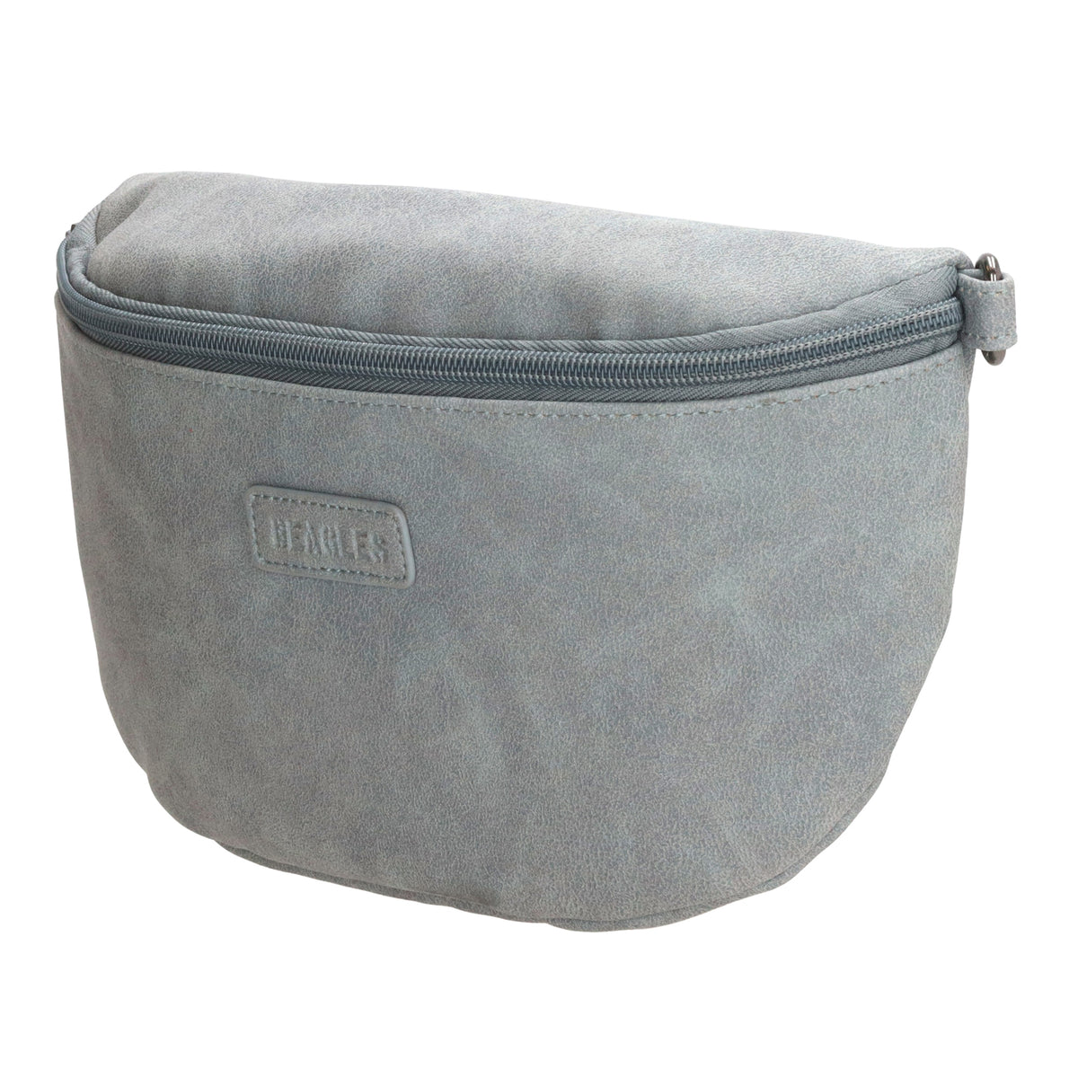 Bodybag 25 x 17cm in marmorierter Optik Hellblau - leder-accessoires.com