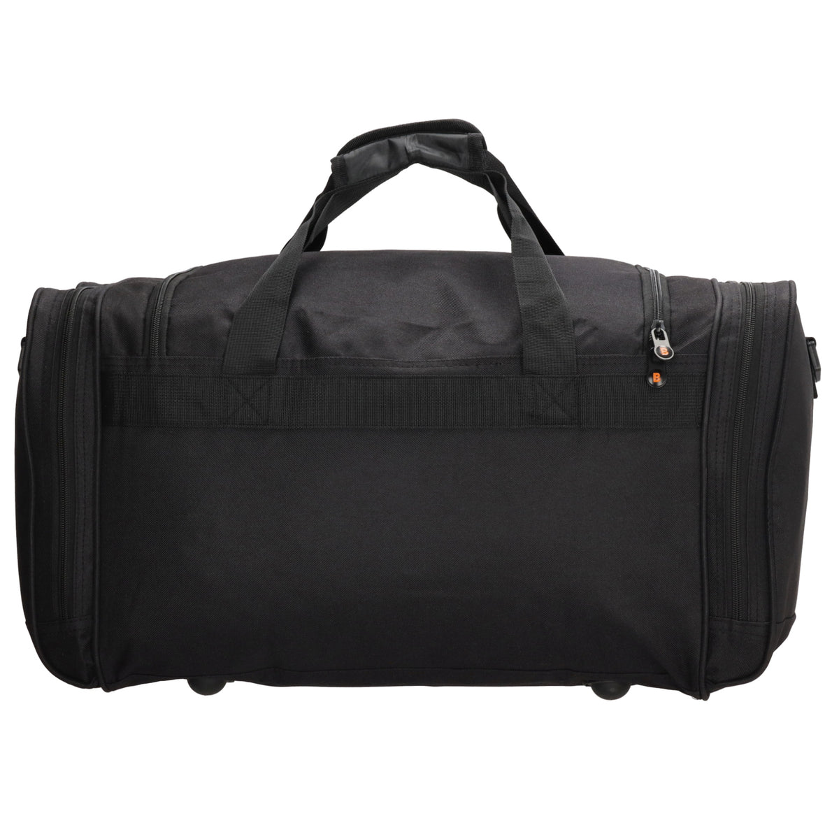 Reisetasche 55 x 30cm in Schwarz mit Seitentaschen - leder-accessoires.com