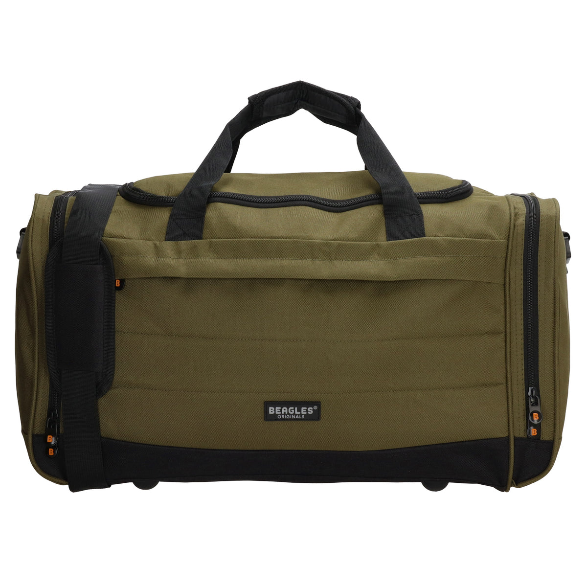 Reisetasche 55 x 30cm in Oliv|Grün mit Seitentaschen - leder-accessoires.com
