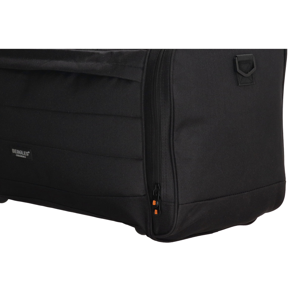 Reisetasche 65 x 34cm in Schwarz mit Seitentaschen - leder-accessoires.com