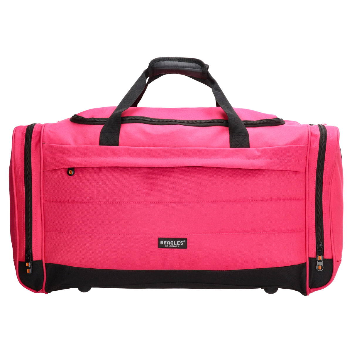 Reisetasche 65 x 34cm in Pink mit Seitentaschen - leder-accessoires.com