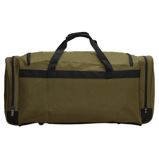 Reisetasche 75 x 35cm in Olivgrün mit Seitentaschen - leder-accessoires.com
